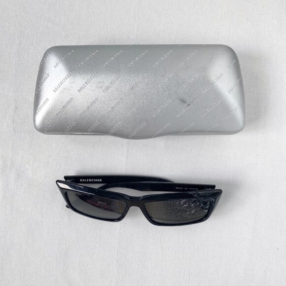 Balenciaga BB0047S 001 Women's Sunglasses in Black - Picture 8 of 13